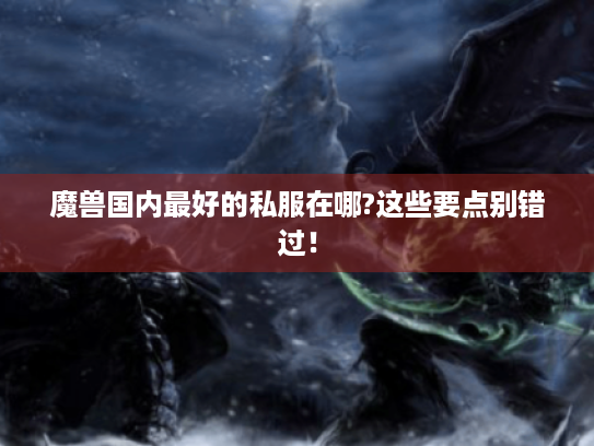 魔兽国内最好的私服在哪?这些要点别错过! 魔兽国内最好的私服在哪?这些要点别错过!