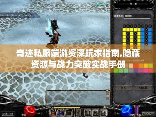 奇迹私服端游资深玩家指南,隐藏资源与战力突破实战手册 奇迹私服端游资深玩家指南,隐藏资源与战力突破实战手册