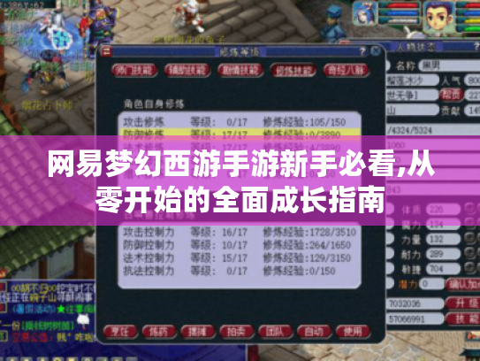 网易梦幻西游手游新手必看,从零开始的全面成长指南 网易梦幻西游手游新手必看,从零开始的全面成长指南