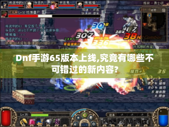 Dnf手游65版本上线,究竟有哪些不可错过的新内容?