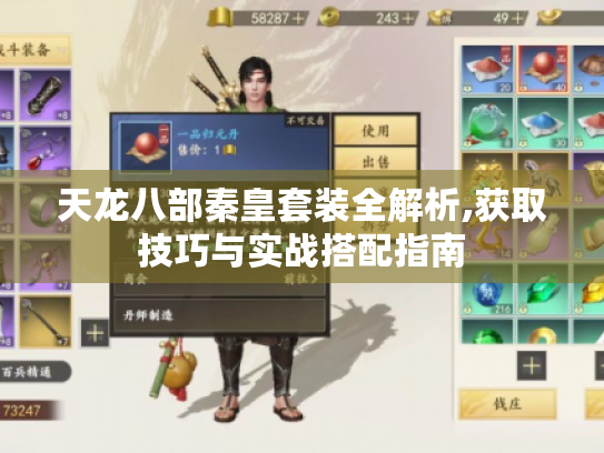 天龙八部秦皇套装全解析,获取技巧与实战搭配指南 天龙八部秦皇套装全解析,获取技巧与实战搭配指南
