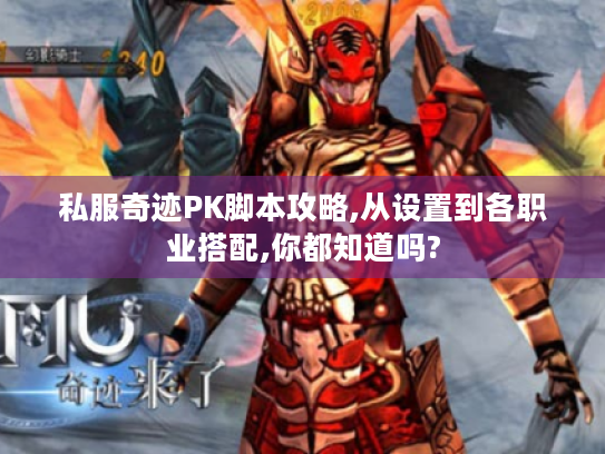 私服奇迹PK脚本攻略,从设置到各职业搭配,你都知道吗? 私服奇迹PK脚本攻略,从设置到各职业搭配,你都知道吗?