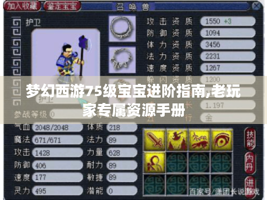 梦幻西游75级宝宝进阶指南,老玩家专属资源手册 梦幻西游75级宝宝进阶指南,老玩家专属资源手册
