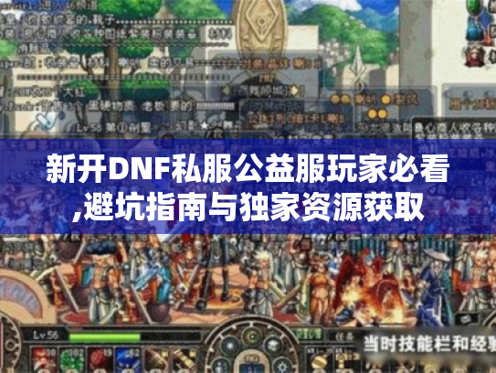 新开DNF私服公益服玩家必看,避坑指南与独家资源获取