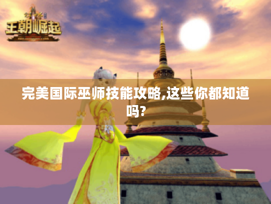 完美国际巫师技能攻略,这些你都知道吗?