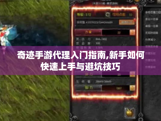 奇迹手游代理入门指南,新手如何快速上手与避坑技巧 奇迹手游代理入门指南,新手如何快速上手与避坑技巧