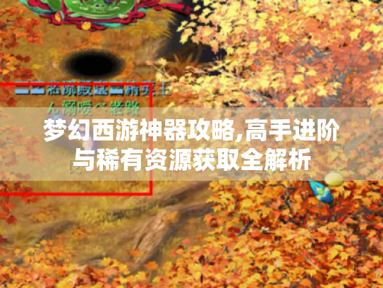 梦幻西游神器攻略,高手进阶与稀有资源获取全解析 梦幻西游神器攻略,高手进阶与稀有资源获取全解析