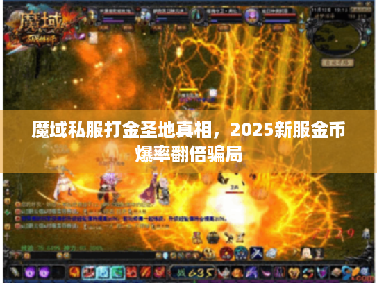 魔域私服打金圣地真相，2025新服金币爆率翻倍骗局