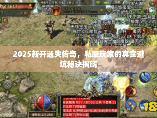 2025新开迷失传奇，私服玩家的真实避坑秘诀揭晓