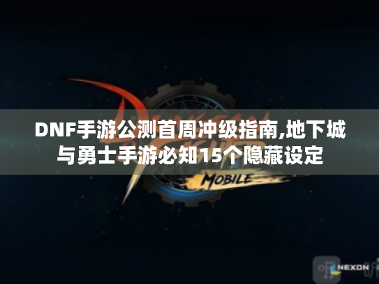 DNF手游公测首周冲级指南,地下城与勇士手游必知15个隐藏设定 DNF手游公测首周冲级指南,地下城与勇士手游必知15个隐藏设定