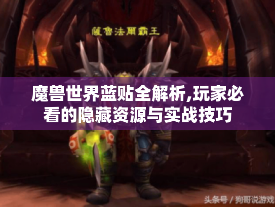 魔兽世界蓝贴全解析,玩家必看的隐藏资源与实战技巧