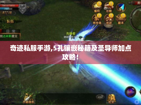 奇迹私服手游,5孔镶嵌秘籍及圣导师加点攻略! 奇迹私服手游,5孔镶嵌秘籍及圣导师加点攻略!