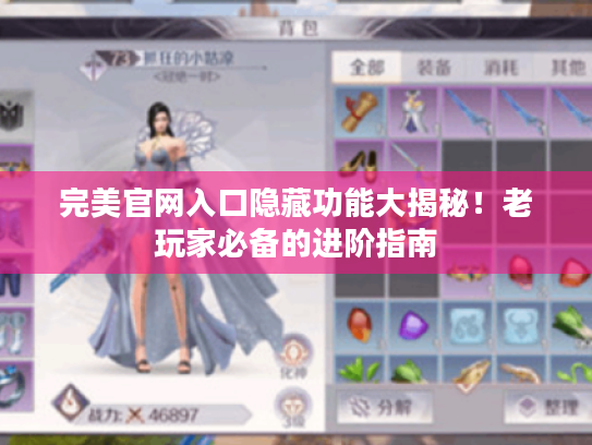 完美官网入口隐藏功能大揭秘!老玩家必备的进阶指南 完美官网入口隐藏功能大揭秘!老玩家必备的进阶指南