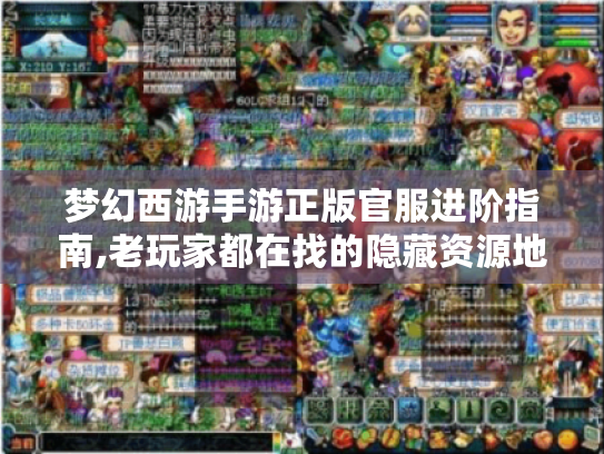 梦幻西游手游正版官服进阶指南,老玩家都在找的隐藏资源地图 梦幻西游手游正版官服进阶指南,老玩家都在找的隐藏资源地图