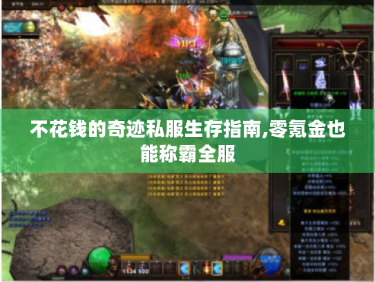 不花钱的奇迹私服生存指南,零氪金也能称霸全服 不花钱的奇迹私服生存指南,零氪金也能称霸全服