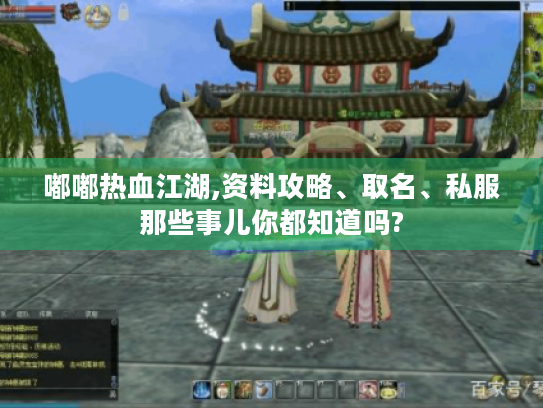 嘟嘟热血江湖,资料攻略、取名、私服那些事儿你都知道吗? 嘟嘟热血江湖,资料攻略、取名、私服那些事儿你都知道吗?