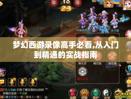 梦幻西游录像高手必看,从入门到精通的实战指南 梦幻西游录像高手必看,从入门到精通的实战指南