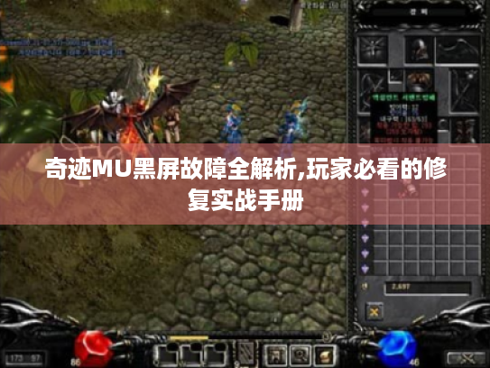 奇迹MU黑屏故障全解析,玩家必看的修复实战手册 奇迹MU黑屏故障全解析,玩家必看的修复实战手册