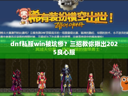 dnf私服win被坑惨?三招教你揪出2025良心服 dnf私服win被坑惨?三招教你揪出2025良心服