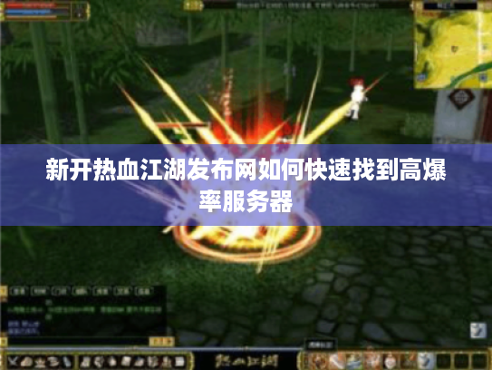 新开热血江湖发布网如何快速找到高爆率服务器
