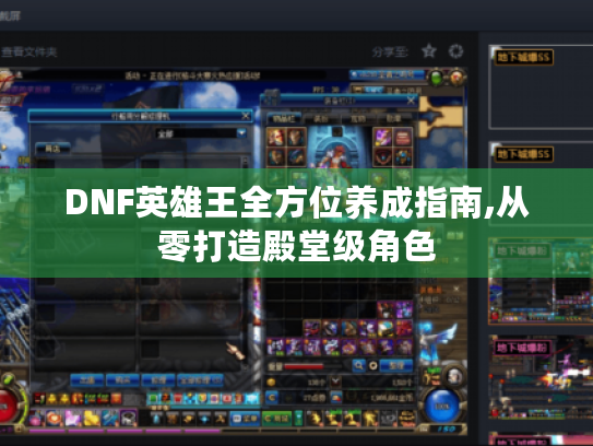 DNF英雄王全方位养成指南,从零打造殿堂级角色 DNF英雄王全方位养成指南,从零打造殿堂级角色