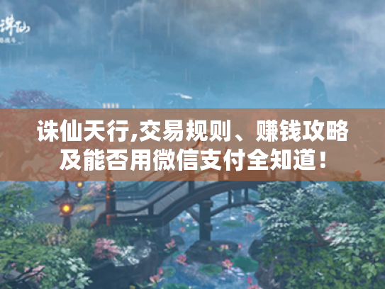 诛仙天行,交易规则、赚钱攻略及能否用微信支付全知道! 诛仙天行,交易规则、赚钱攻略及能否用微信支付全知道!
