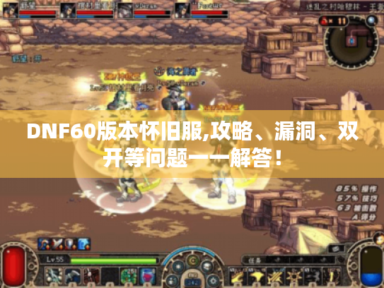 DNF60版本怀旧服,攻略、漏洞、双开等问题一一解答! DNF60版本怀旧服,攻略、漏洞、双开等问题一一解答!