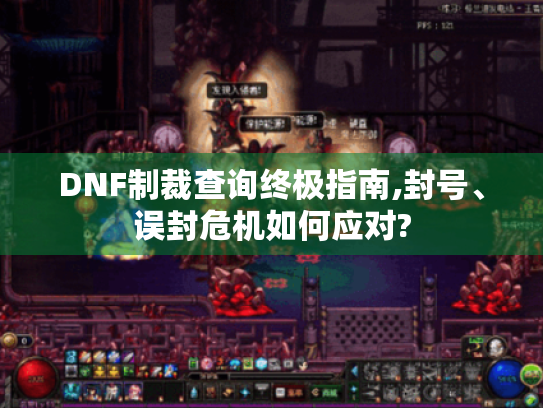 DNF制裁查询终极指南,封号、误封危机如何应对? DNF制裁查询终极指南,封号、误封危机如何应对?