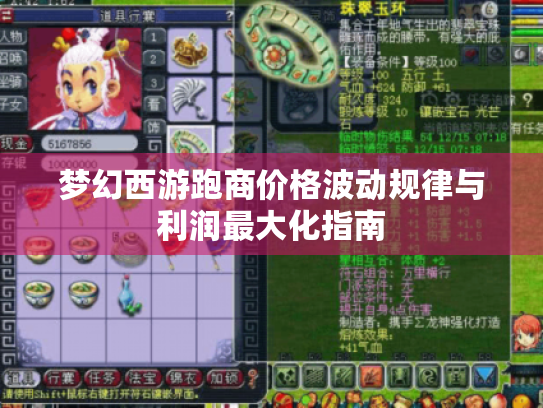梦幻西游跑商价格波动规律与利润最大化指南