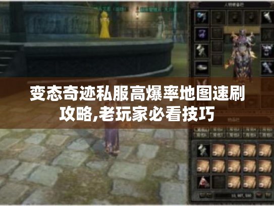 变态奇迹私服高爆率地图速刷攻略,老玩家必看技巧 变态奇迹私服高爆率地图速刷攻略,老玩家必看技巧