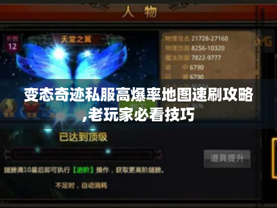 变态奇迹私服高爆率地图速刷攻略,老玩家必看技巧 变态奇迹私服高爆率地图速刷攻略,老玩家必看技巧