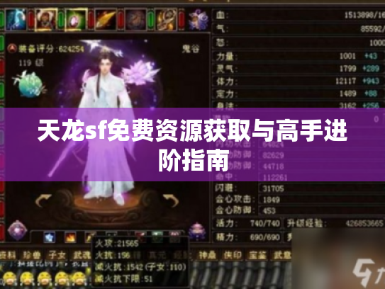 天龙sf免费资源获取与高手进阶指南 天龙sf免费资源获取与高手进阶指南
