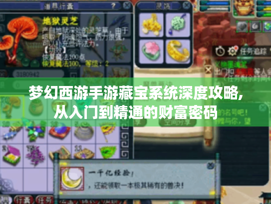梦幻西游手游藏宝系统深度攻略,从入门到精通的财富密码 梦幻西游手游藏宝系统深度攻略,从入门到精通的财富密码