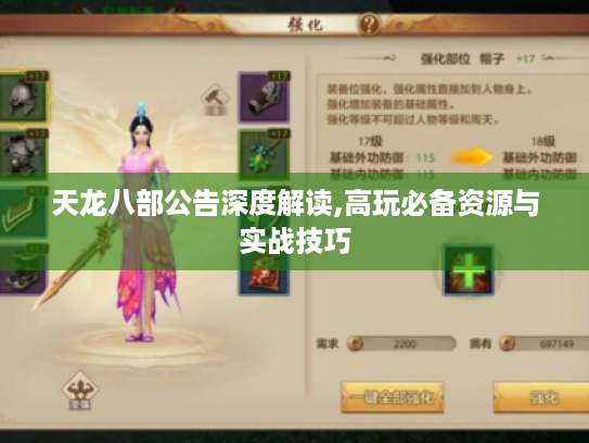 天龙八部公告深度解读,高玩必备资源与实战技巧 天龙八部公告深度解读,高玩必备资源与实战技巧