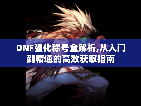 DNF强化称号全解析,从入门到精通的高效获取指南 DNF强化称号全解析,从入门到精通的高效获取指南