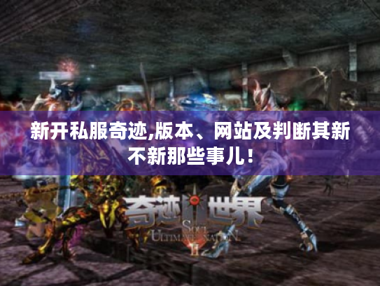 新开私服奇迹,版本、网站及判断其新不新那些事儿! 新开私服奇迹,版本、网站及判断其新不新那些事儿!