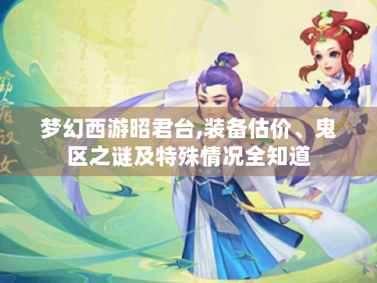 梦幻西游昭君台,装备估价、鬼区之谜及特殊情况全知道