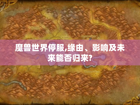 魔兽世界停服,缘由、影响及未来能否归来?