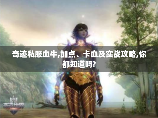 奇迹私服血牛,加点、卡血及实战攻略,你都知道吗? 奇迹私服血牛,加点、卡血及实战攻略,你都知道吗?