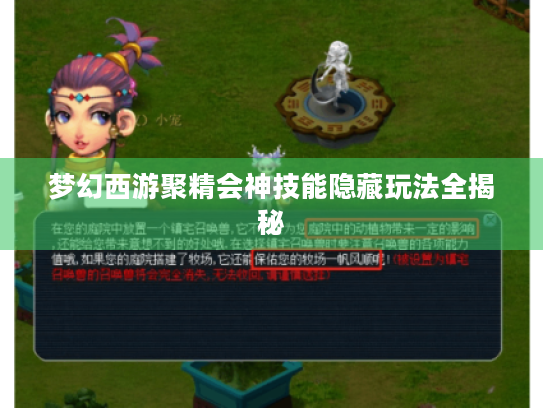 梦幻西游聚精会神技能隐藏玩法全揭秘 梦幻西游聚精会神技能隐藏玩法全揭秘