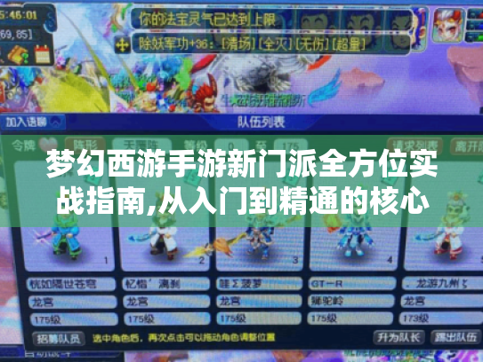 梦幻西游手游新门派全方位实战指南,从入门到精通的核心策略 梦幻西游手游新门派全方位实战指南,从入门到精通的核心策略