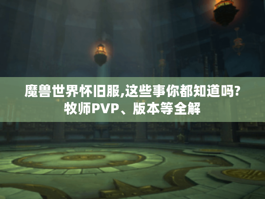 魔兽世界怀旧服,这些事你都知道吗?牧师PVP、版本等全解