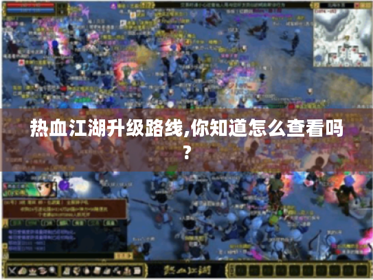 热血江湖升级路线,你知道怎么查看吗? 热血江湖升级路线,你知道怎么查看吗?