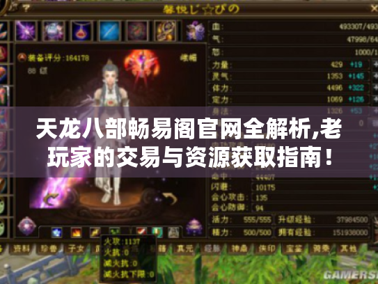 天龙八部畅易阁官网全解析,老玩家的交易与资源获取指南! 天龙八部畅易阁官网全解析,老玩家的交易与资源获取指南!