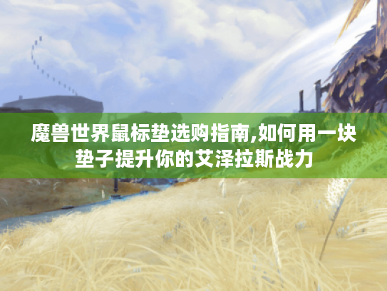魔兽世界鼠标垫选购指南,如何用一块垫子提升你的艾泽拉斯战力 魔兽世界鼠标垫选购指南,如何用一块垫子提升你的艾泽拉斯战力