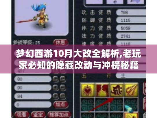 梦幻西游10月大改全解析,老玩家必知的隐藏改动与冲榜秘籍 梦幻西游10月大改全解析,老玩家必知的隐藏改动与冲榜秘籍