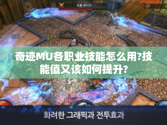 奇迹MU各职业技能怎么用?技能值又该如何提升? 奇迹MU各职业技能怎么用?技能值又该如何提升?