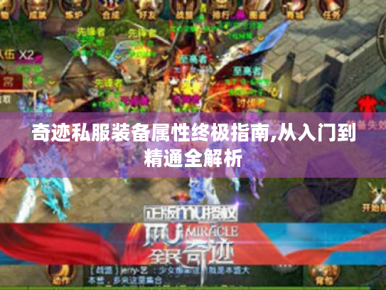 奇迹私服装备属性终极指南,从入门到精通全解析