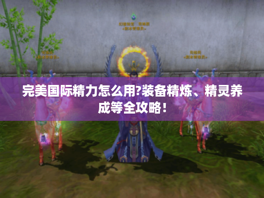 完美国际精力怎么用?装备精炼、精灵养成等全攻略! 完美国际精力怎么用?装备精炼、精灵养成等全攻略!