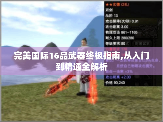 完美国际16品武器终极指南,从入门到精通全解析 完美国际16品武器终极指南,从入门到精通全解析
